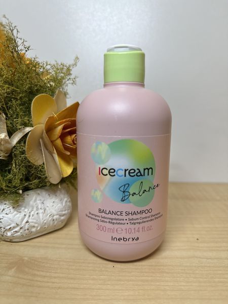 Шампунь для жирної шкіри голови Inebrya Ice Cream Balance Shampoo, 300 мл 1125395196 фото