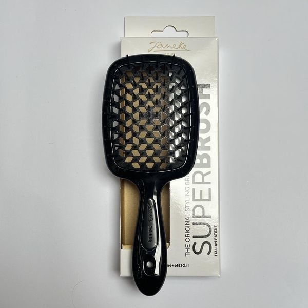 Оригінальна щітка для волосся Janeke Superbrush чорна Standart 2777049738 фото