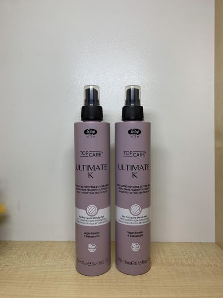 Флюїд для випрямлення волосся з функцією термозахисту Lisap Ultimate Straight Fluid 250 мл 2149662980 фото