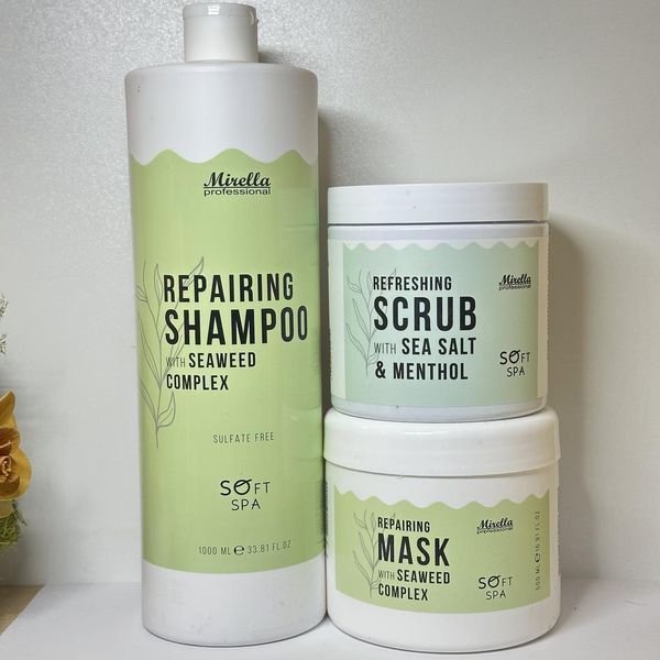 Набір для жирної шкіри голови та пошкодженого волосся Mirella Soft Spa ( 3 од.) 2903073747 фото