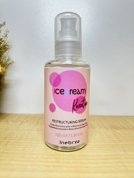 Флюид с кератином для поврежденных волос Inebrya Keratin Restructuring Serum, 100 мл 2404870093 фото