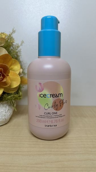 Молочко 15 в 1 для кудрявых, волнистых и витых волос Inebrya Ice Cream Curly Plus Curl One 2207325725 фото