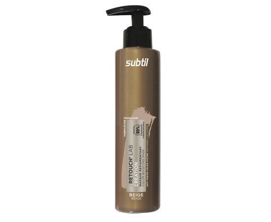 Тонирующая колорирующая маска для обновления цвета Ducastel Subtil Retouch Lab Mask195 мл Beige-бежевый блонд 1234 фото