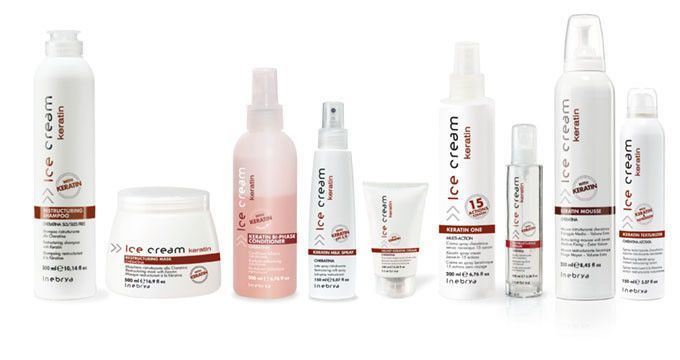 Безсульфатна маска з кератином для волосся Inebrya Keratin Restructuring Mask, 1000 мл 858421552 фото