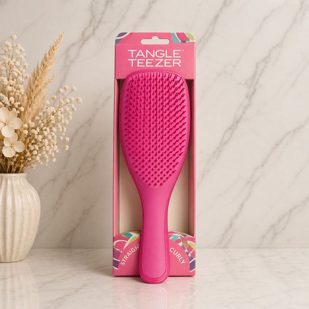 Оригинальная щетка для волос ярко - розовая Барби Tangle Teezer Вarbie The Wet Detangler Hairbrush 2040487704 фото
