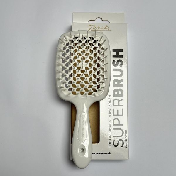 Оригинальная щетка для волос Janeke Superbrush белая 2873245098 фото