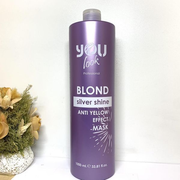 Маска для фарбованого та світлого волосся з ефектом холодного відтінку You Look Professional Silver Shine Mask 2043892457 фото