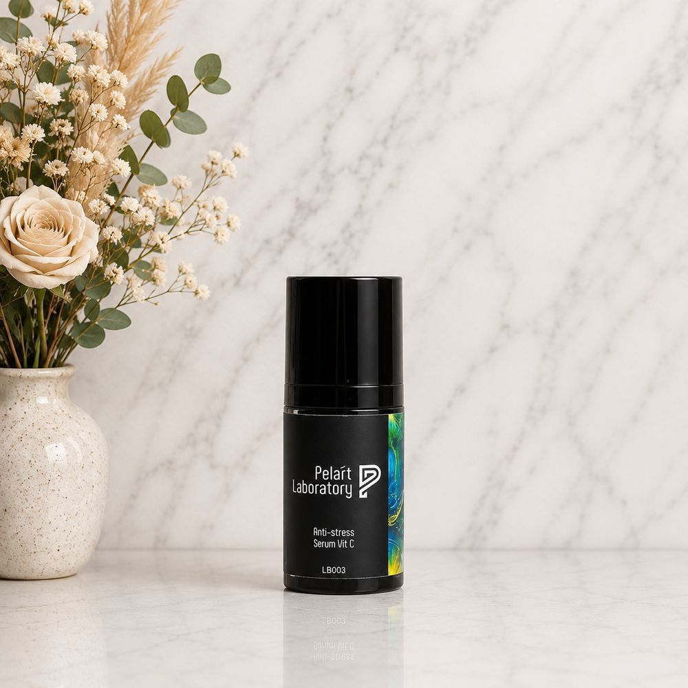 Сироватка антиоксидатна з вітаміном С та блакитним ретинолом ANTI-STRESS SERUM VIT С Pelart Laboratory 30 мл 3053509911 фото