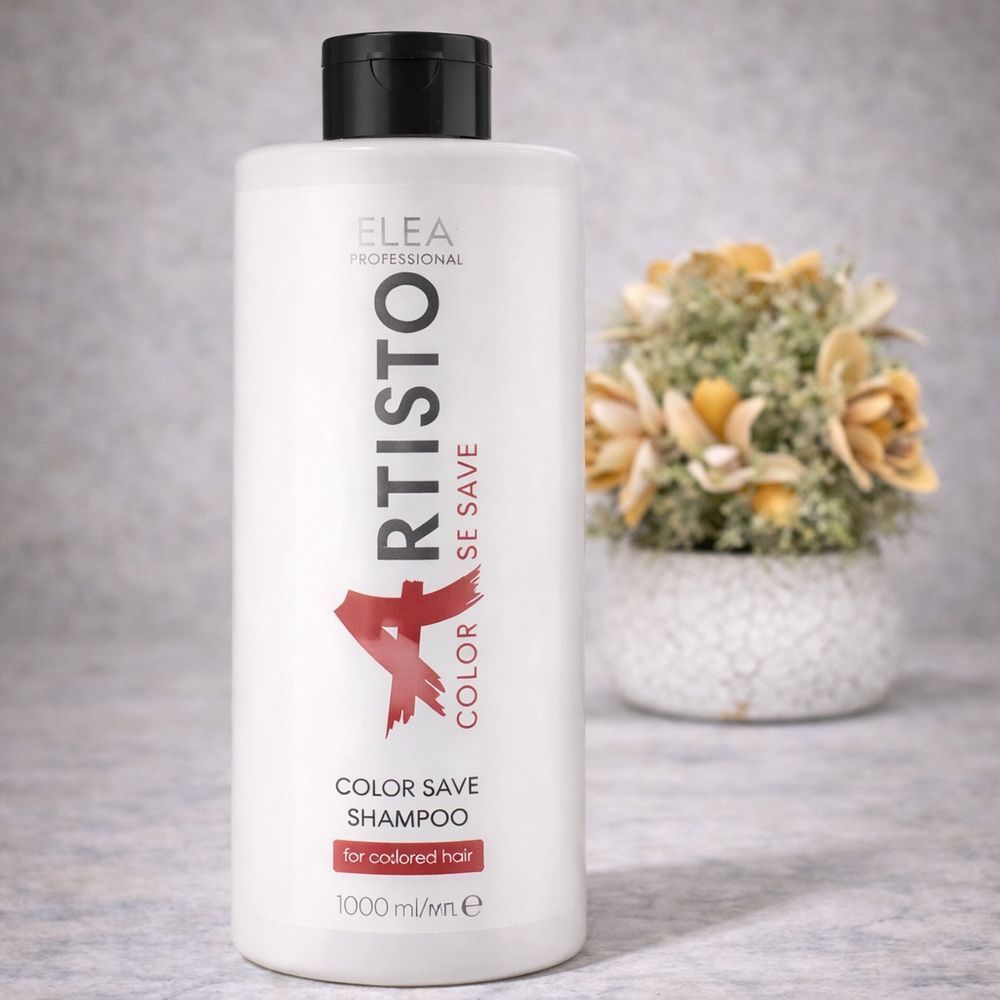 Шампунь для сохранения цвета окрашенных волос - Elea Professional Artisto Color Save Shampoo 1000ml 2595936 фото