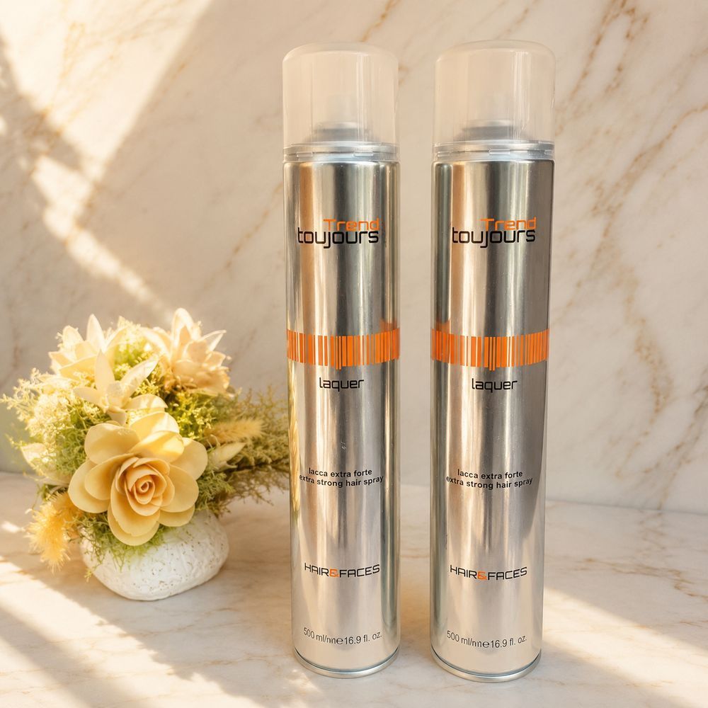 Лак для волосся Trend Toujours Hair & Face Laquer Extra Strong Hair Spray екстрасильної фіксації, 500 мл 3078357772 фото