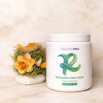 Восстанавливающая маска для поврежденных волос - Unic Salone Pro Regenerating Mask 1000 мл 2211592077 фото