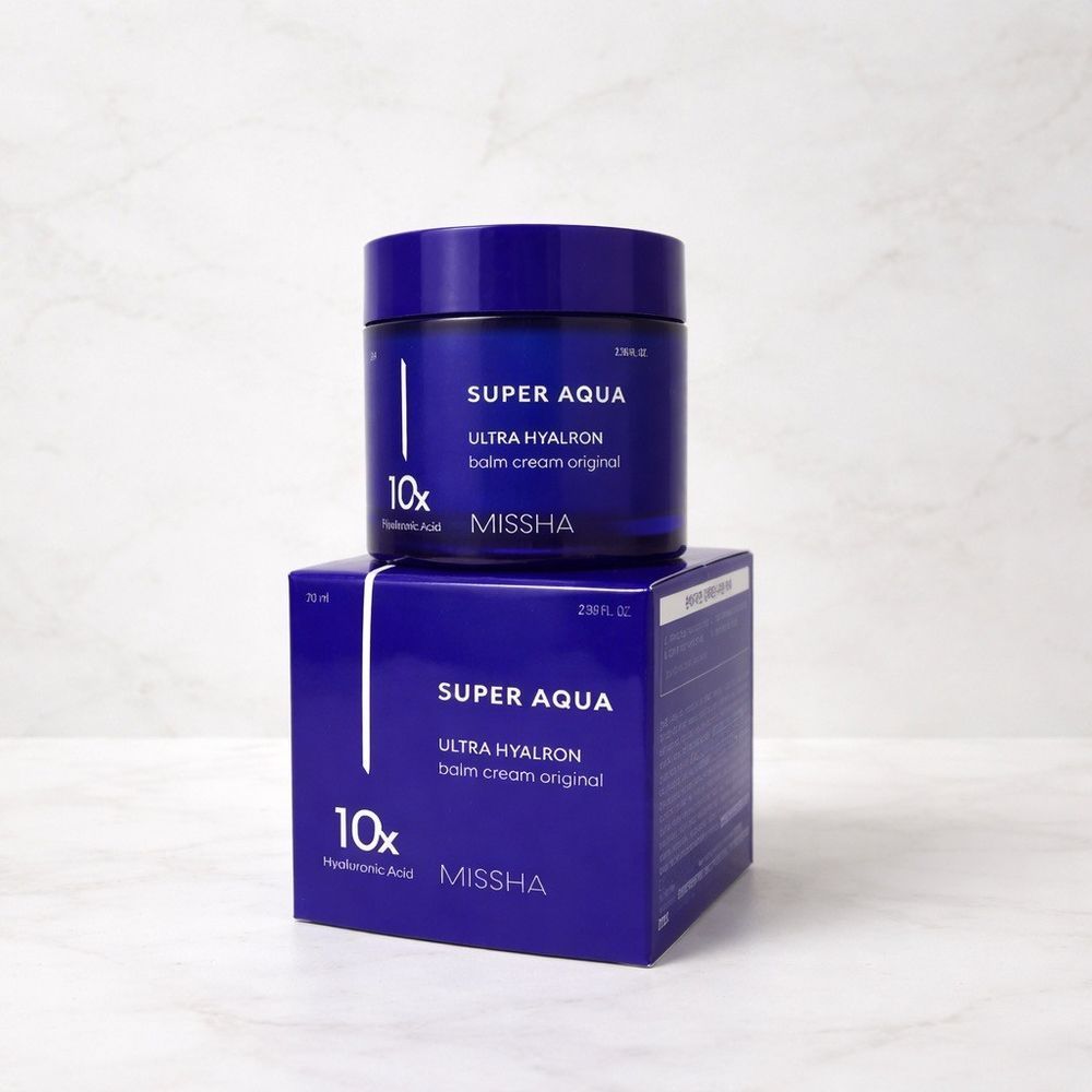Увлажняющий крем для лица с гиалуроновой кислотой Missha Super Aqua Ultra Hyalron Cream, 70 мл 1894349347 фото