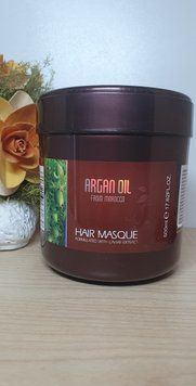 Маска для сухого та ламкого волосся з екстрактом ікри та аргановою олією Bingo Hair Cosmetic Morocco Argan Oil Mask, 500 мл 1794091360 фото