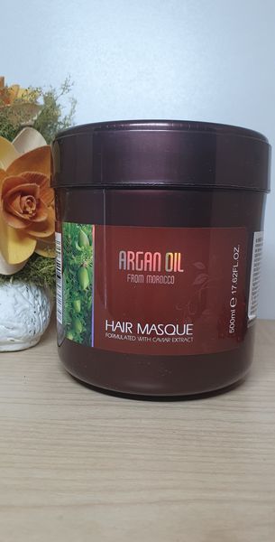 Маска для сухих и ломких волос с экстрактом икры и аргановым маслом Bingo Hair Cosmetic Morocco Argan Oil Mask, 500 мл 1794091360 фото