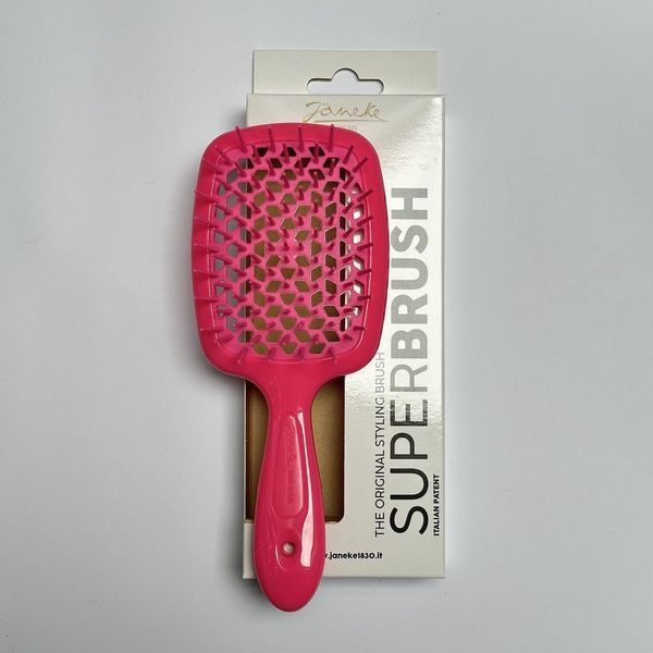 Оригинальная щетка для волос Janeke Superbrush розовая 2876402653 фото