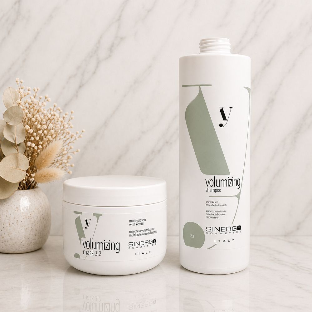 Набор для объема тонких волос Y3.1 Sinergy Volumizing shampoo&mask 1000/500 2619192334 фото