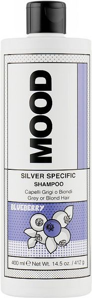 Шампунь нейтрализующий желтизну - Mood Silver Specific Shampoo 400ml 2138354 фото