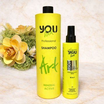 Набір для догляду за волоссям (шампунь Mineral Active та мультиспрей 12 в 1) You Look, 1000 мл + 200 мл 2694881780 фото
