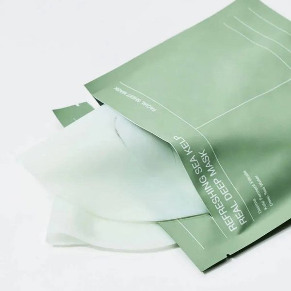 Освежающая гидрогелевая маска для лица с морскими водорослями Biodance Refreshing Sea Kelp Real Deep Mask 2675186472 фото