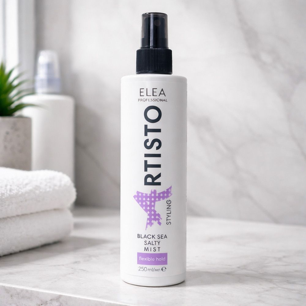 Структурирующий спрей для волос с солями Черного моря - Elea Professional Artisto Black Sea Salt Mist 250ml 2000805 фото