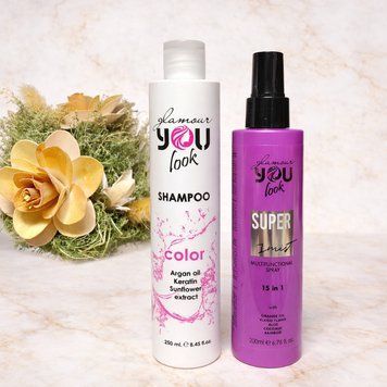 Набір для фарбованого волосся (шампунь та мультиспрей) You Look Color 250 мл + You Look 15 в 1, 200 мл 2694945047 фото