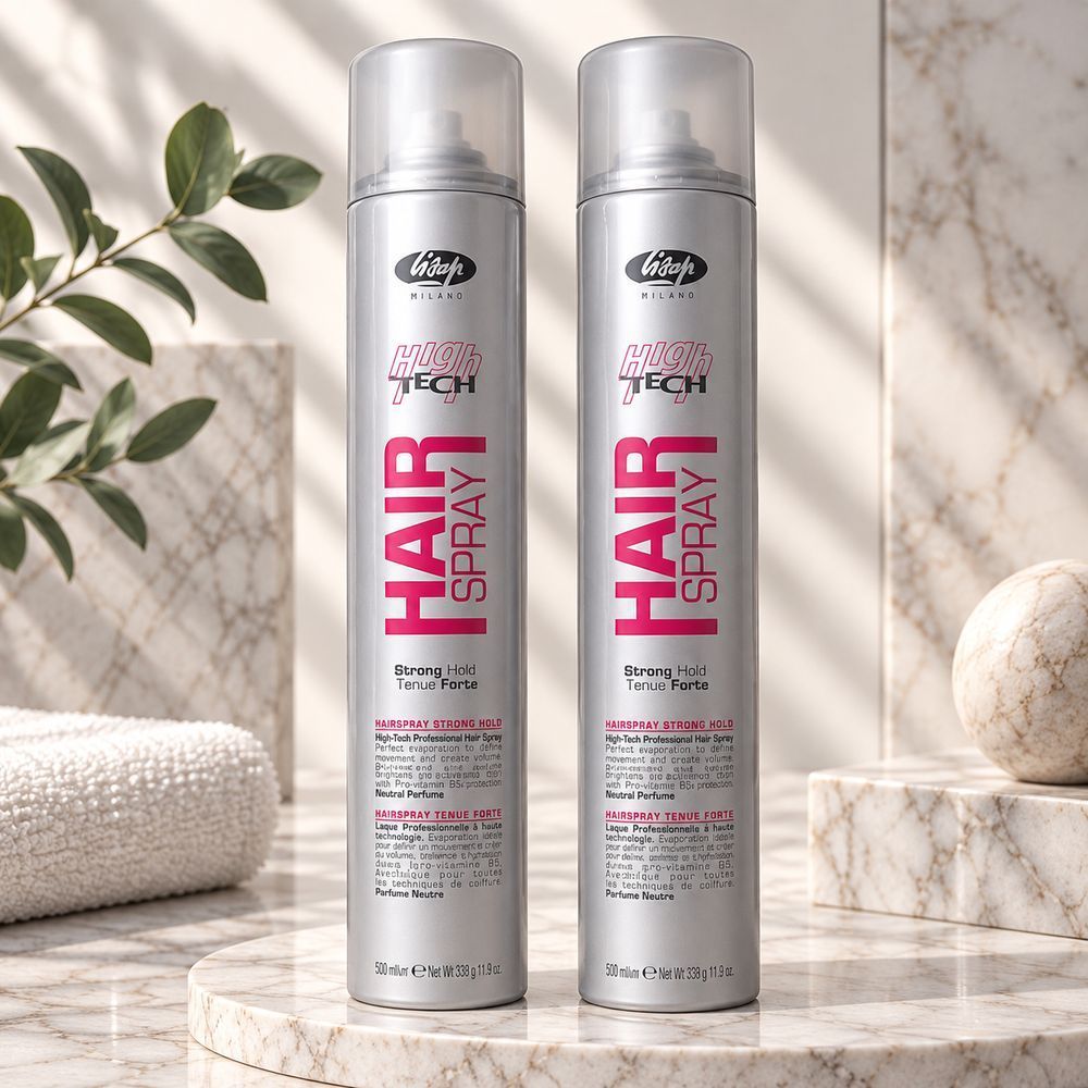 Лак-спрей для волос сильной фиксации Lisap High Tech Hair Spray Strong 500 мл 3202237267 фото