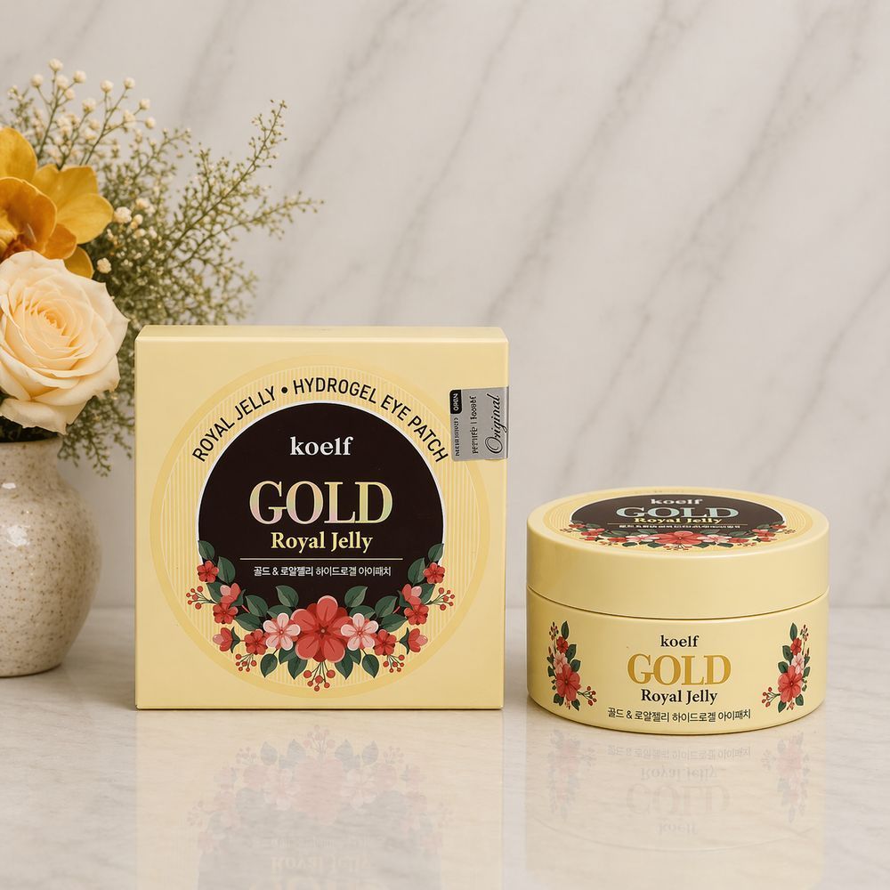 Гидрогелевые патчи для глаз с золотом и маточным молочком - Petitfee&Koelf Gold & Royal Jelly Eye Patch 60шт 1125396060 фото