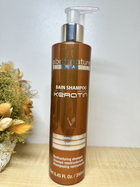 Abril et Nature Keratin Bain Shampoo 250 мл &ndash; шампунь з кератином для відновлення та зміцнення волосся 1819264 фото