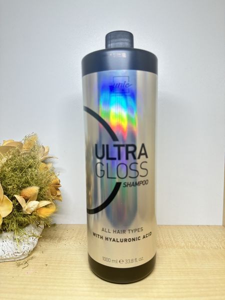 Ламелярний шампунь з вітамінами та гіалуроновою кислотою &mdash; Unic Ultra Gloss 1000 мл 2452712151 фото
