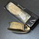 Раскладная щетка с зеркальцем золота для волос - Janeke Gold Folding Mirror Brush 2937630960 фото 4