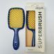 Оригинальная щетка для волос Janeke Superbrush синяя с желтым 2937725475 фото 3