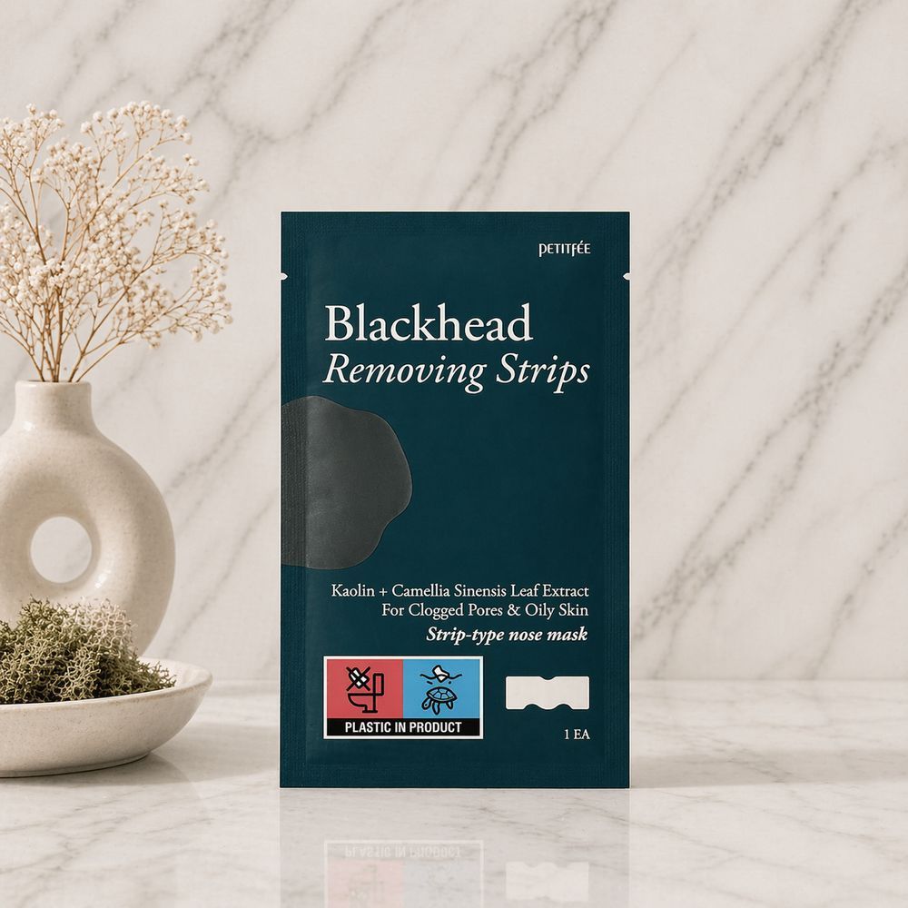 Очистительные полоски для носа для удаления черных точек - Petitfee Blackhead Removing Strip - 0,67g 2040438469 фото