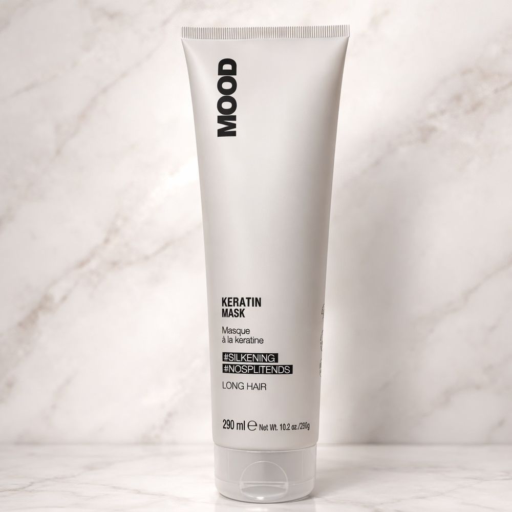 Веганська маска для волосся з кератином Mood Keratin Mask Long Hair 300ml 2321714 фото