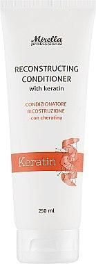 Восстанавливающий кондиционер с кератином Mirella Keratin Hair Care Reconstructing Conditioner 1000ml 1125396143 фото