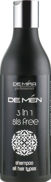 Шампунь 3 в 1 для мужчин - DeMira Professional DeMen 3-in-1 Shampoo 300ml 1474425 фото