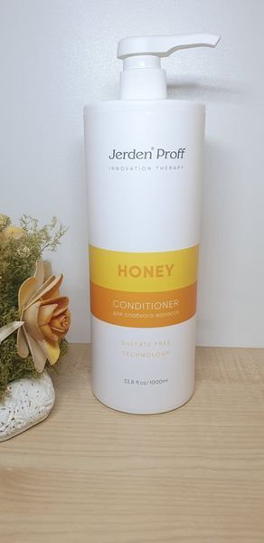 Бессульфатный кондиционер для волос Jerden Proff Honey, медовый с маточным молочком, 1000 мл 1063800723 фото