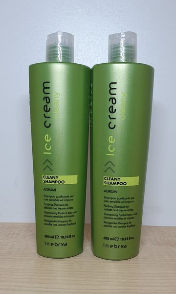 Шампунь для догляду за шкірою голови Inebrya Ice Cream Cleany Shampoo, 300 мл 1125395210 фото