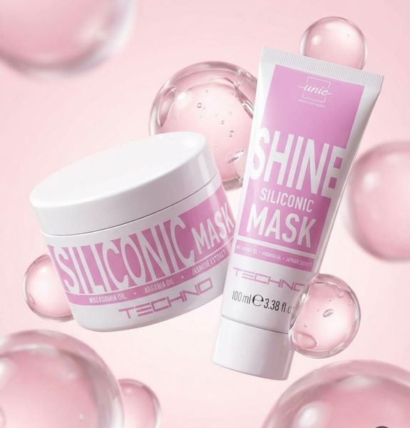 Силиконовая маска для блеска и гладкости волос - Unic SILICONIC Shine Mask 100 мл 2847607180 фото