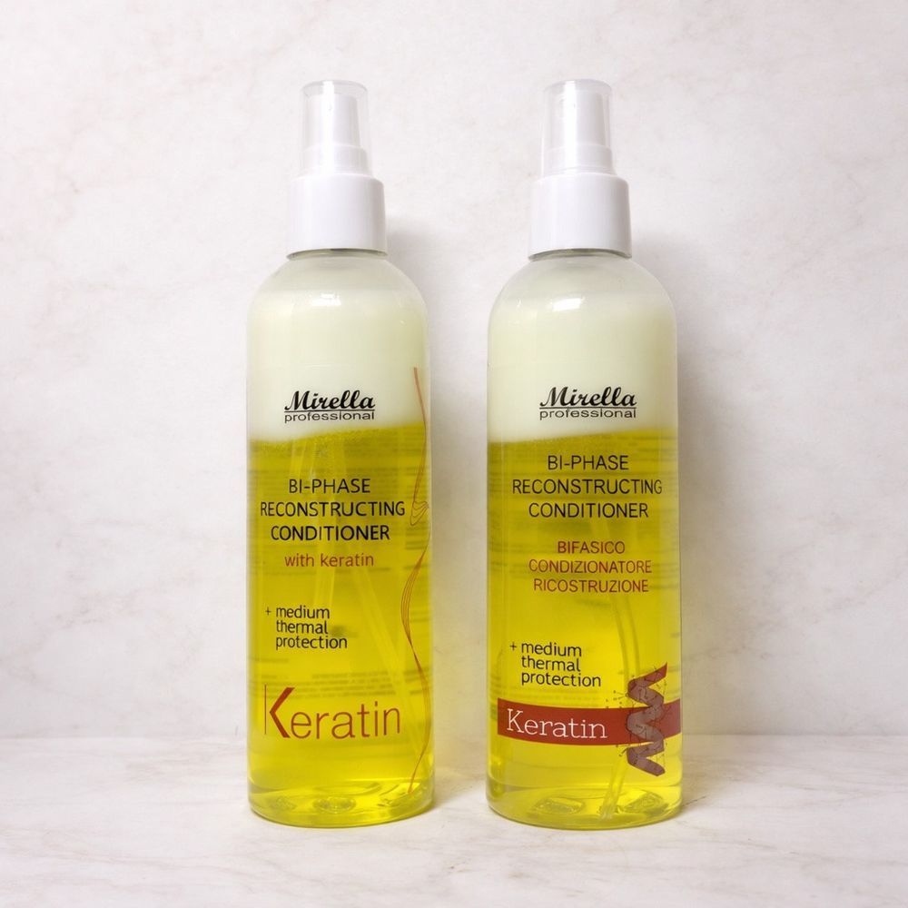 Двофазний кондиціонер для пошкодженого волосся з термозахистом - Mirella Hair 2-phase Conditioner 250ml 1125396144 фото