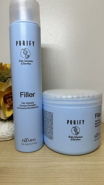 Набір для волосся з кератином та гіалуроновою кислотою Kaaral Purify Filler, 300 мл 1794901316 фото