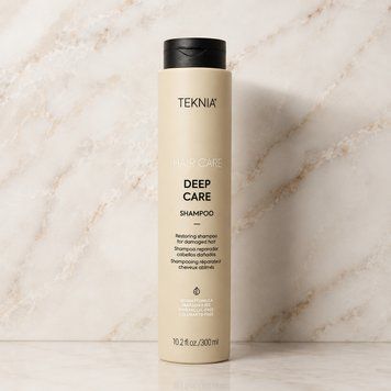 Веганский восстанавливающий шампунь для поврежденных волос - Lakme Teknia Deep Care Shampoo 300 мл 2041371299 фото