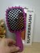 Оригинальная щетка для волос розовая с черной серединкой Janeke Superbrush Super Brush 2565029329 фото 4