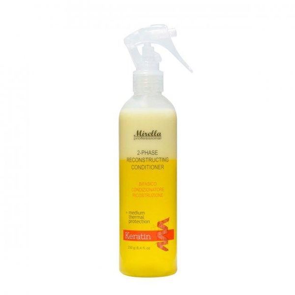 Двофазний кондиціонер для пошкодженого волосся з термозахистом - Mirella Hair 2-phase Conditioner 250ml 1125396144 фото