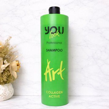 Шампунь для пошкодженого волосся з колагеном You Look Professional Art Collagen Active Shampoo, 1000 мл 2043925415 фото