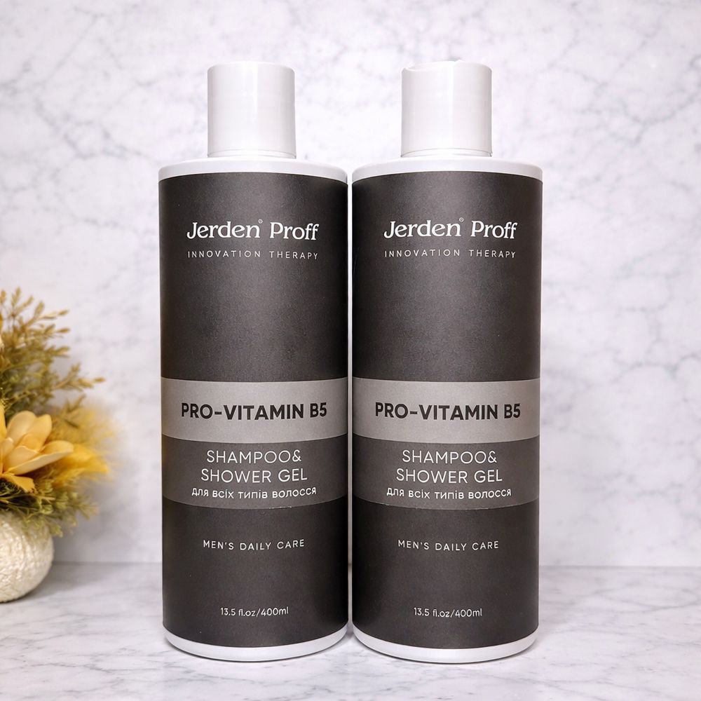 Чоловічий шампунь для волосся та гель для душу 2в1 &mdash; Jerden Proff Shower Gel and Shampoo For Men 400ml топ 1125395577 фото