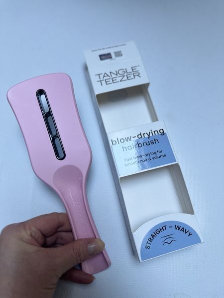 Профессиональная щетка для легкой и быстрой укладки волос феном blow-drying Tangle Teezer Tickled pink розовая 2565237689 фото
