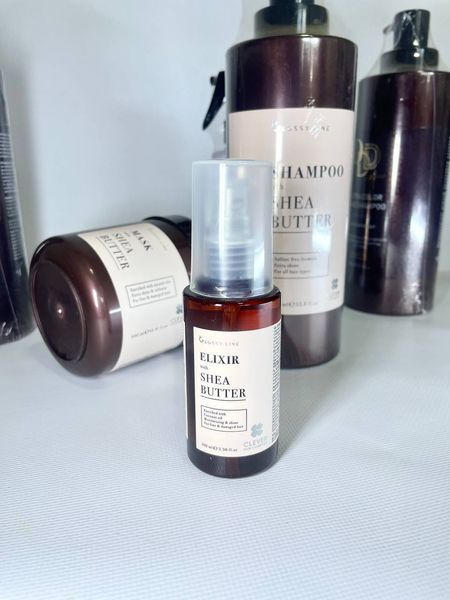 Еліксир з олією Ши для блиску волосся Clever Cosmetics Glossy Line 100 мл 1899797211 фото