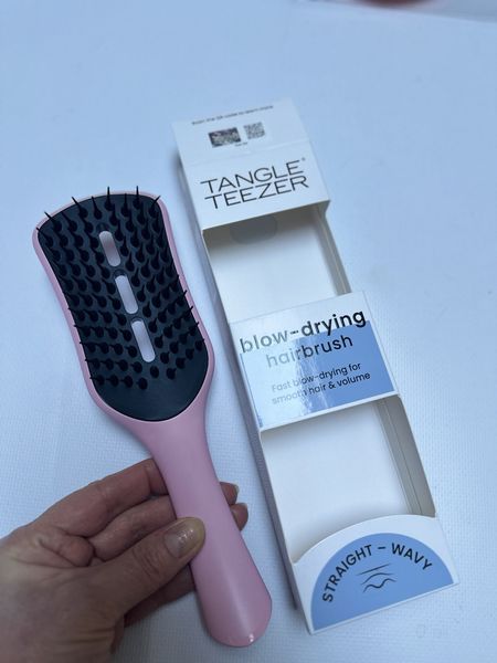 Профессиональная щетка для легкой и быстрой укладки волос феном blow-drying Tangle Teezer Tickled pink розовая 2565237689 фото