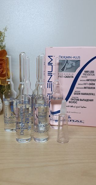 Ампули проти випадіння волосся Kleral System Red Clay Anti-Dandruff Mask Dermin 10х8 мл 1771057501 фото