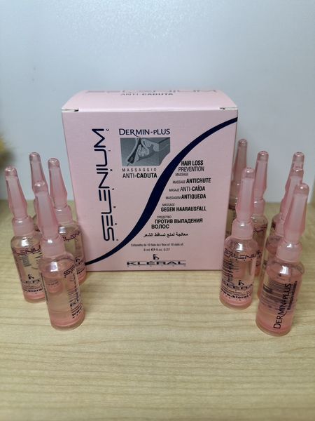 Ампули проти випадіння волосся Kleral System Red Clay Anti-Dandruff Mask Dermin 10х8 мл 1771057501 фото